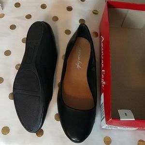 NWOT Clinton Black Flats